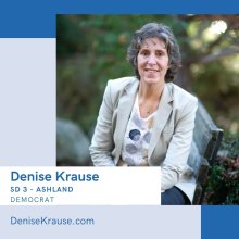 Denise Krause, SD 3 - Ashland - Democrat - DeniseKrause.com