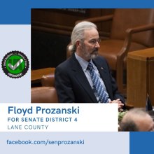 Floyd Prozanski for Senate District 4, Lane County