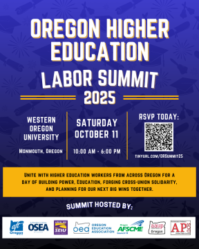 Oregon Higher Education Labor Summit 2025